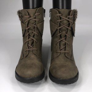Steve Madden Jjaxxx Combat Boots Size 5 kids, 6.5 women's